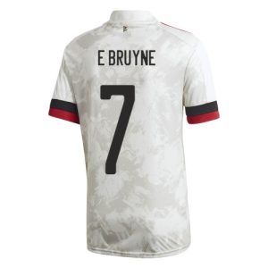Belgien Kevin De Bruyne #7 Replika Bortatröja EM tröjor 2020 Herr Kortärmad