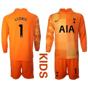 Billiga Målvakt Hugo Lloris Tottenham Hotspur F.C. #1 Replika Tredje Tröja 2021/22 Barn Långärmad (+ Korta byxor)