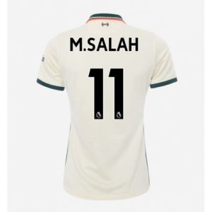Liverpool F.C. Mohamed Salah #11 Replika Bortatröja Damer 2021/22 Vit Kortärmad For Rea