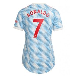 Manchester United F.C. Cristiano Ronaldo #7 Replika Bortatröja 2021/22 Damer Kortärmad