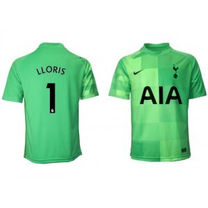 Tottenham Hotspur F.C. Målvakt Hugo Lloris #1 Replika Hemmatröja Grön 2021/22 Herr Kortärmad