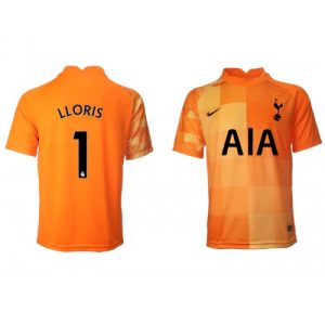 Tottenham Hotspur F.C. Målvakt Hugo Lloris #1 Replika Tredje Tröja 2021/22 Orange Herr Kortärmad