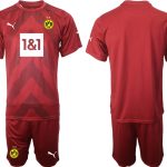 Beställa Fotbollströjor Borussia Dortmund BVB Målvaktströja Herr 2023 Röd Kortärmad + Korta byxor