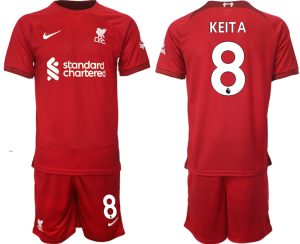 Billiga Fotbollströjor Liverpool Hemmatröja Herr 2023 Kortärmad + Korta byxor KEITA 8