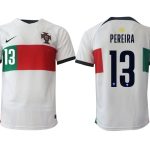 Billiga Fotbollströjor Portugal Bortatröja VM 2022 Herr Kortärmad med tryck PEREIRA 13