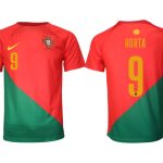 Billiga Fotbollströjor Portugal Hemmatröja VM 2022 Herr Kortärmad med tryck HORTA 9