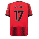 Billiga Fotbollströjor AC Milan Hemma tröja 2023-24 för Herr Rafael Leao 17