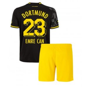 Billiga Fotbollströjor Borussia Dortmund 2023-24 Bortatröja set Fotbollskläder barn med tryck Emre Can 23