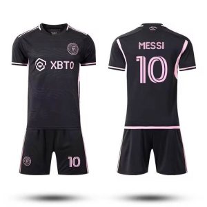 Billiga Fotbollströjor Inter Miami Kortärmad 2023-24 tröja set Lionel Messi 10