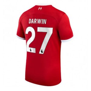 Billiga Fotbollströjor Liverpool Hemmatröja 2023-24 Kortärmad Darwin Nunez 27