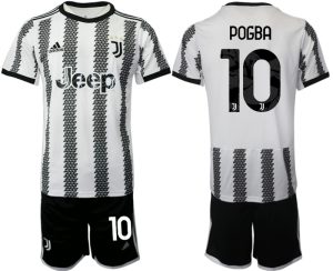 Fotbollströjor Billigt Juventus Hemmatröja 2022-23 Träningströja + Träningsbyxor för män POGBA 10