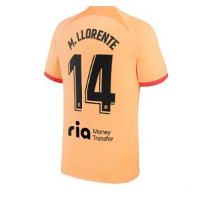 Nya Herr Atlético Madrid 22/23 Kortärmad med tryck M.LLORENTE 14