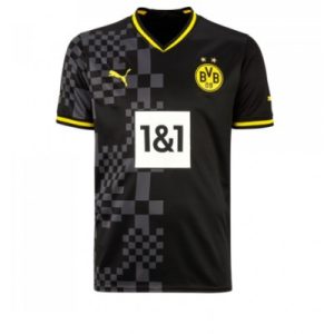 Billiga Fotbollströjor Borussia Dortmund BVB Bortatröja 2022-23 Kortärmad Fotbollströjor för Herr