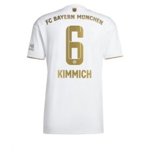 Billiga Fotbollströjor Herr Bayern München Bortatröja 2022-23 Kortärmad Joshua Kimmich 6