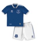 Billiga Fotbollströjor Barn Everton Hemma Tröja 2023-24 Kortärmad + Korta byxor