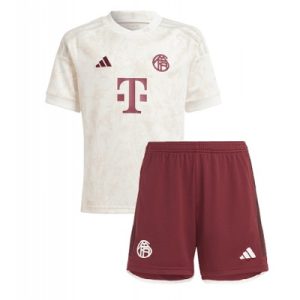 Billiga Fotbollströjor Barn Bayern München Tredje Tröja 2023-2024 Kortärmad shorts