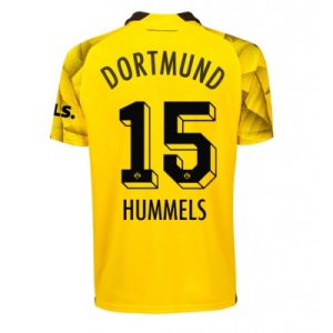 Billiga Fotbollströjor Herr Borussia Dortmund Tredje Tröja 2023-24 Kortärmad Fotbollströja med namn Mats Hummels 15
