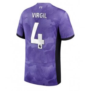 Billiga Fotbollströjor Herr Liverpool Tredje Tröja 2023-24 Kortärmad med namn Virgil van Dijk 4