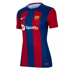 Billiga Fotbollströjor Dam Barcelona Hemmatröja 2023-24 Kortärmad tröja med eget namn
