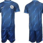 Billiga Fotbollströjor Herr Chelsea Bortatröja 2023-24 Kortärmad + Korta byxor