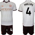 Billiga Fotbollströjor Herr Manchester City Bortatröja 2023/24 Kortärmad shorts Kalvin Phillips 4
