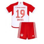 Billiga Fotbollströjor Barn Bayern München Hemmatröja 2023-2024 fotbollströja set Alphonso Davies 19