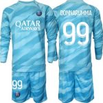 Billiga Fotbollströjor Barn Paris Saint-Germain PSG 2023-24 Långärmad shorts DONNARUMMA 99
