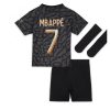 Billiga Fotbollströjor Barn Paris Saint-Germain PSG Tredje Tröja 2023-24 fotbollströja set Kylian Mbappe 7