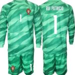 Billiga Fotbollströjor Barn Portugal 2023-24 Långärmad fotbollströja set Med Tryck RUI PATRICIO 1