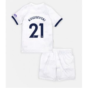 Billiga Fotbollströjor Barn Tottenham Hotspur Hemmatröja 2023-24 fotbollströja set Dejan Kulusevski 21