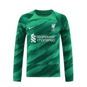 Billiga Fotbollströjor Herr Liverpool Tredje Tröja 2023-24 Långärmad tröja med eget namn