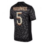 Billiga Fotbollströjor Herr Paris Saint-Germain PSG Tredje Tröja 2023-24 Kortärmad Marquinhos 5