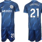 Billiga Fotbollströjor Herr Chelsea Bortatröja 2023-24 fotbollströja set Ben Chilwell 21