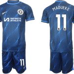 Billiga Fotbollströjor Herr Chelsea Bortatröja 2023-24 fotbollströja set Noni Madueke 11