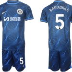 Billiga Fotbollströjor Herr Chelsea Bortatröja 2023-24 Kortärmad + Korta byxor Benoit Badiashile 5