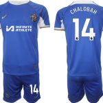 Billiga Fotbollströjor Herr Chelsea Hemmatröja 2023-24 Kortärmad + Korta byxor Trevoh Chalobah 14