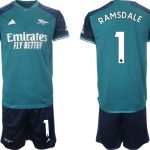 Aaron Ramsdale #1 Köp Billiga Fotbollströjor Herr Arsenal Tredje Tröja Hemmaställ 2023 2024