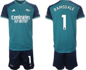 Aaron Ramsdale #1 Köp Billiga Fotbollströjor Herr Arsenal Tredje Tröja Hemmaställ 2023 2024