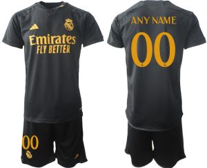 Billiga Fotbollsdress Herr Real Madrid Tredje Tröja Kortärmad shorts 2023-2024