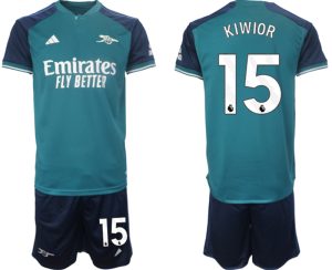 Jakub Kiwior #15 Köp Billiga Fotbollströjor Herr Arsenal Tredje Tröja Hemmaställ 2023 2024