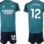Jurrien Timber #12 Köp Billiga Fotbollströjor Herr Arsenal Tredje Tröja Hemmaställ 2023 2024