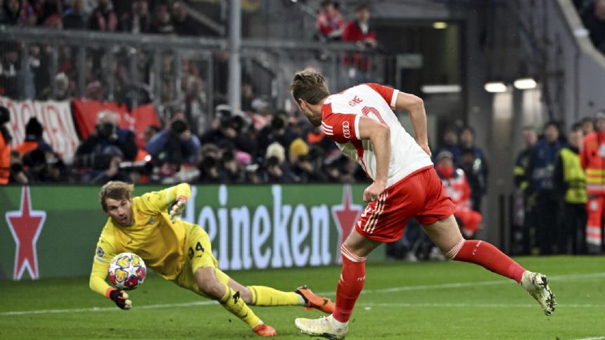 Harry Kane styr Bayern till kvartsfinal i Champions League med 2 mål i 3-0-segern över Lazio