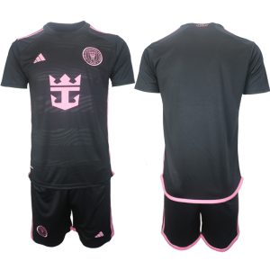 Billiga fotbollskläder Herr Inter Miami CF Bortaställ 2024 2025 Kortärmad + Korta byxor