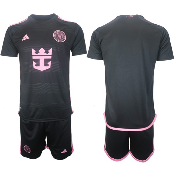 Billiga fotbollskläder Herr Inter Miami CF Bortaställ 2024 2025 Kortärmad + Korta byxor