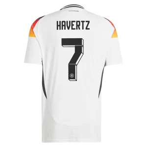Tyskland Matchställ för män Hemmaställ EM 2024 Kortärmad med tryck Havertz 7