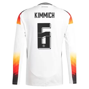 Tyskland Matchställ för män Hemmaställ EM 2024 Långärmad med tryck Kimmich 6