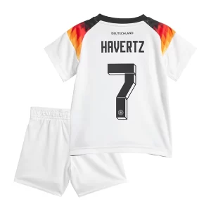 Tyskland Matchställ för barn Hemmaställ EM 2024 med tryck Havertz 7